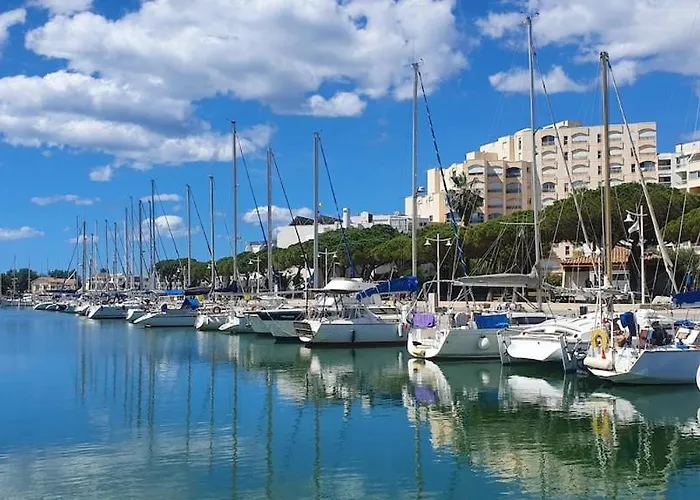 Agreable F2 Loggia Vue Port Parking * Carnon-Plage