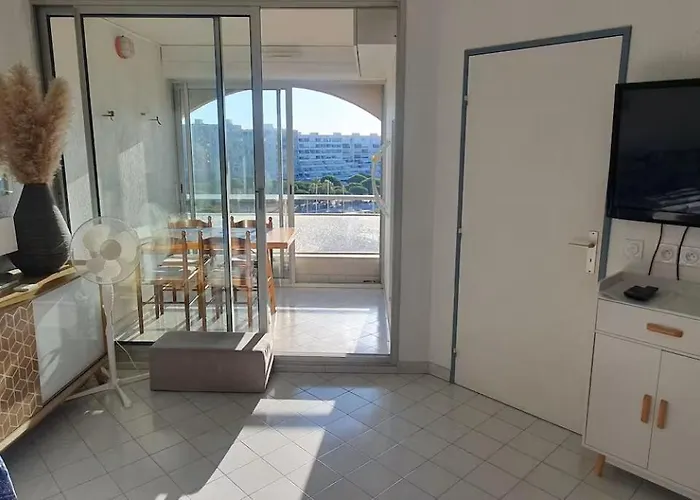 Agreable F2 Loggia Vue Port Parking Carnon-Plage