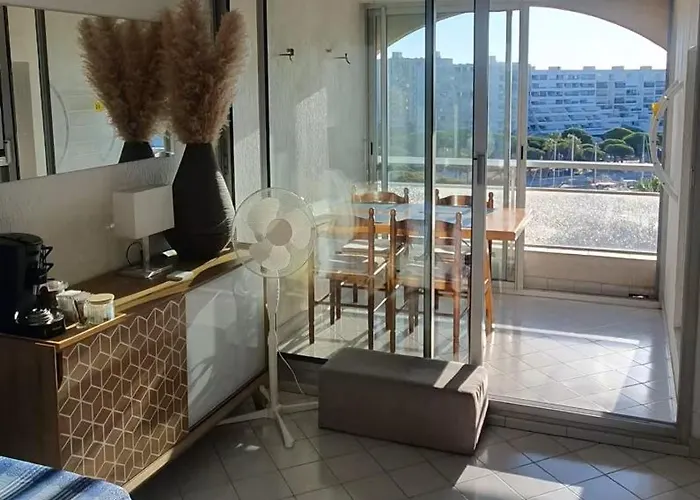 Agreable F2 Loggia Vue Port Parking * Carnon-Plage